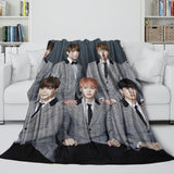 Charger l'image dans la visionneuse de la galerie, BTS Bangtan Boys Blanket Flannel Fleece Throw Kids Room Decoration