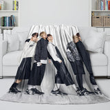 Charger l'image dans la visionneuse de la galerie, BTS Bangtan Boys Blanket Flannel Fleece Throw Kids Room Decoration