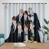 Charger l'image dans la visionneuse de la galerie, BTS Bangtan Boys Curtains Blackout Window Drapes Kids Room Decoration