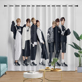 Charger l'image dans la visionneuse de la galerie, BTS Bangtan Boys Curtains Blackout Window Drapes Kids Room Decoration