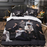 Load image into Gallery viewer, BTS Bangtan Boys Duvet Cover Kids Bedding Set Without Filler