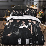 Load image into Gallery viewer, BTS Bangtan Boys Duvet Cover Kids Bedding Set Without Filler