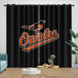 Charger l&#39;image dans la visionneuse de la galerie, Baltimore Orioles Curtains Blackout Window Drapes Room Decoration