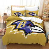 Charger l&#39;image dans la visionneuse de la galerie, Baltimore Ravens Bedding Set Duvet Cover Without Filler