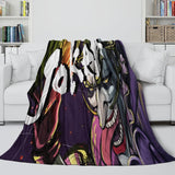 Load image into Gallery viewer, Batman Ninja Pattern Blanket Flannel Throw Room Decoration