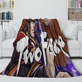 Load image into Gallery viewer, Batman Ninja Pattern Blanket Flannel Throw Room Decoration