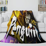 Load image into Gallery viewer, Batman Ninja Pattern Blanket Flannel Throw Room Decoration
