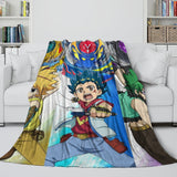 Charger l'image dans la visionneuse de la galerie, BeyBlade Burst Blanket Flannel Fleece Throw Kids Room Decoration