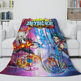 Charger l'image dans la visionneuse de la galerie, BeyBlade Burst Blanket Flannel Fleece Throw Kids Room Decoration