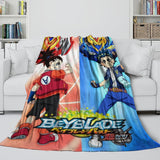 Charger l'image dans la visionneuse de la galerie, BeyBlade Burst Blanket Flannel Fleece Throw Kids Room Decoration