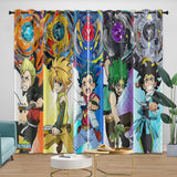 Load image into Gallery viewer, BeyBlade Burst Curtains Blackout Window Drapes Kids Room Decoration