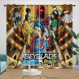 Load image into Gallery viewer, BeyBlade Burst Curtains Blackout Window Drapes Kids Room Decoration