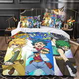 Charger l'image dans la visionneuse de la galerie, BeyBlade Burst Duvet Cover Kids Bedding Set Without Filler