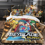 Charger l'image dans la visionneuse de la galerie, BeyBlade Burst Duvet Cover Kids Bedding Set Without Filler