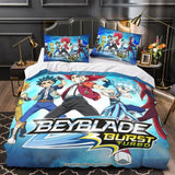 Charger l'image dans la visionneuse de la galerie, BeyBlade Burst Duvet Cover Kids Bedding Set Without Filler