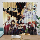 Load image into Gallery viewer, Black Clover Curtains Blackout Window Drapes