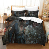 Charger l&#39;image dans la visionneuse de la galerie, Black Myth Wukong Bedding Set Pattern Quilt Cover Without Filler