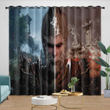 Load image into Gallery viewer, Black Myth Wukong Curtains Blackout Window Drapes Room Decoration