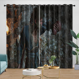 Load image into Gallery viewer, Black Myth Wukong Curtains Blackout Window Drapes Room Decoration