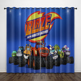 Load image into Gallery viewer, Blaze and the Monster Machines Curtains Pattern Blackout Window Drapes