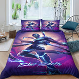 Charger l&#39;image dans la visionneuse de la galerie, Blue Beetle Bedding Set Quilt Duvet Cover Without Filler