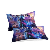 Charger l&#39;image dans la visionneuse de la galerie, Blue Beetle Bedding Set Quilt Duvet Cover Without Filler