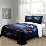 Charger l&#39;image dans la visionneuse de la galerie, Blue Beetle Bedding Set Quilt Duvet Cover Without Filler