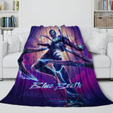 Charger l&#39;image dans la visionneuse de la galerie, Blue Beetle Blanket Flannel Fleece Throw Room Decoration