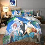 Charger l&#39;image dans la visionneuse de la galerie, Blue Box Bedding Set Pattern Quilt Cover Without Filler