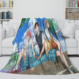 Load image into Gallery viewer, Blue Box Blanket Flannel Fleece Throw Room Decoration