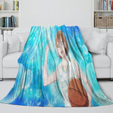 Load image into Gallery viewer, Blue Box Blanket Flannel Fleece Throw Room Decoration