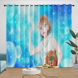 Load image into Gallery viewer, Blue Box Curtains Blackout Window Drapes Room Decoration