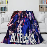 Load image into Gallery viewer, Blue Lock Blanket Flannel Fleece Throw Room Decoration