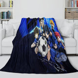 Load image into Gallery viewer, Blue Lock Blanket Flannel Fleece Throw Room Decoration