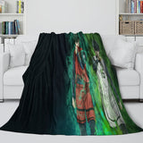 Load image into Gallery viewer, Blue Lock Blanket Flannel Fleece Throw Room Decoration