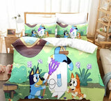 Charger l&#39;image dans la visionneuse de la galerie, Bluey Bedding Set Pattern Kids Quilt Cover Without Filler