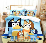 Charger l&#39;image dans la visionneuse de la galerie, Bluey Bedding Set Pattern Kids Quilt Cover Without Filler