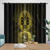 Load image into Gallery viewer, Borussia Dortmund Curtains Blackout Window Drapes Kids Room Decoration