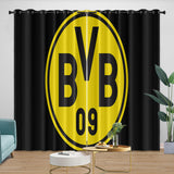 Load image into Gallery viewer, Borussia Dortmund Curtains Blackout Window Drapes Kids Room Decoration