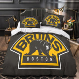Charger l&#39;image dans la visionneuse de la galerie, Boston Bruins Bedding Set Pattren Quilt Duvet Cover Without Filler