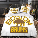 Charger l&#39;image dans la visionneuse de la galerie, Boston Bruins Bedding Set Pattren Quilt Duvet Cover Without Filler