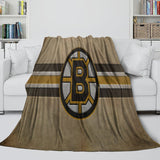 Charger l&#39;image dans la visionneuse de la galerie, Boston Bruins Blanket Flannel Throw Kids Room Decoration