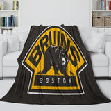 Charger l&#39;image dans la visionneuse de la galerie, Boston Bruins Blanket Flannel Throw Kids Room Decoration