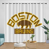 Load image into Gallery viewer, Boston Bruins Curtains Pattern Blackout Window Drapes Room Decoration
