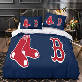 Load image into Gallery viewer, Boston Red Sox Bedding Set Quilt Cover Without Filler