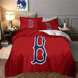 Load image into Gallery viewer, Boston Red Sox Bedding Set Quilt Cover Without Filler