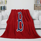 Charger l&#39;image dans la visionneuse de la galerie, Boston Red Sox Blanket Flannel Throw Room Decoration