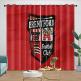 Load image into Gallery viewer, Brentford FC Curtains Blackout Window Drapes Room Decoration