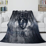 Charger l&#39;image dans la visionneuse de la galerie, Brooklyn Nets Blanket Flannel Fleece Throw Room Decoration