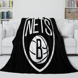 Charger l&#39;image dans la visionneuse de la galerie, Brooklyn Nets Blanket Flannel Fleece Throw Room Decoration